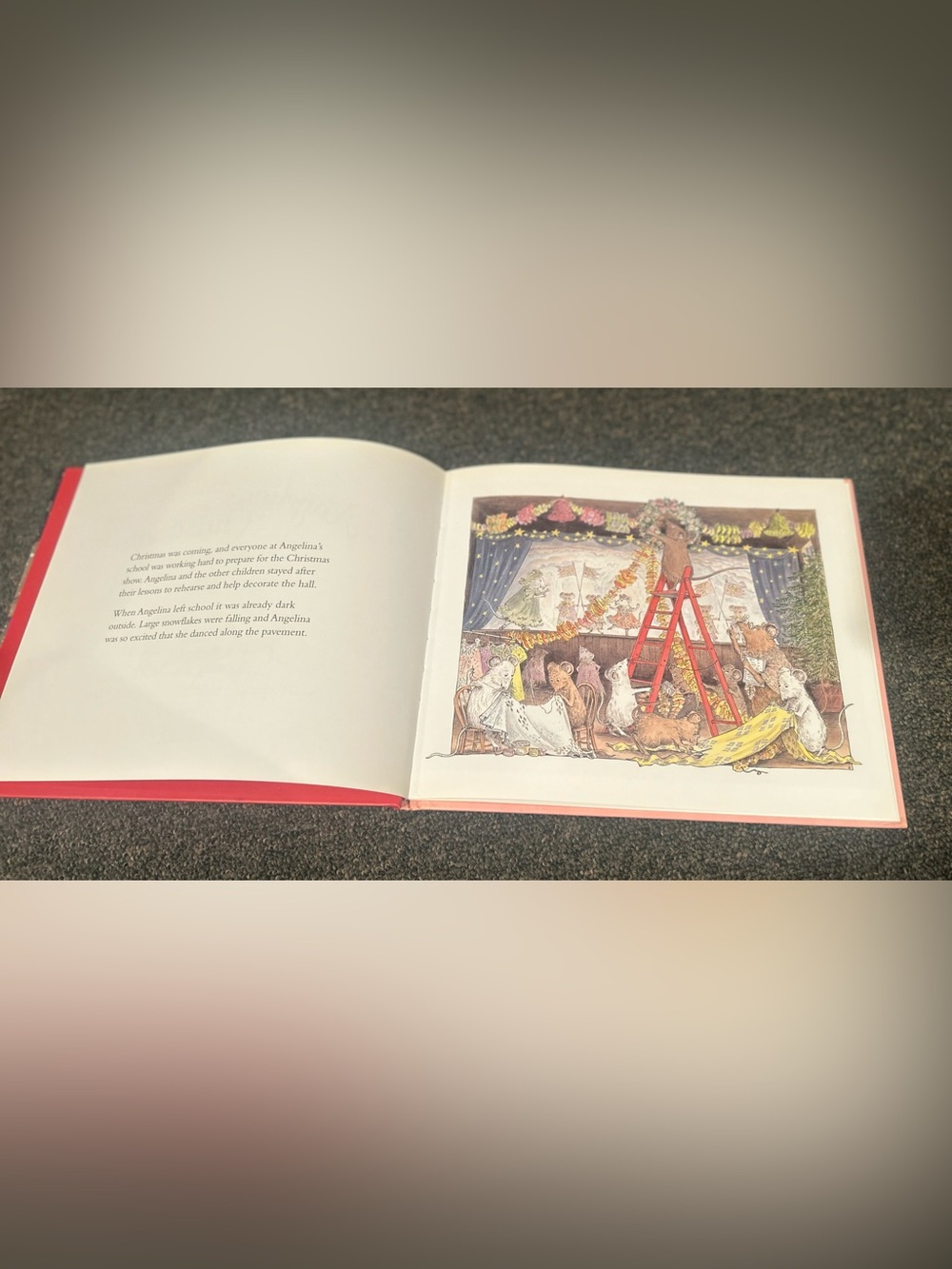 Angelina's Christmas Holiday Storybook - - Picture 3 of 5
